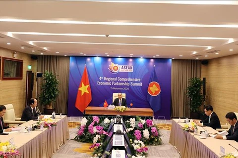 组图：阮春福总理主持第4次区域全面经济伙伴关系协定领导人会议