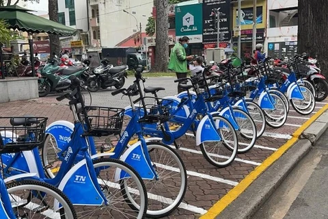 河内市公共自行车将于9月2日起投入使用 车费每30分钟为5千至1万越盾