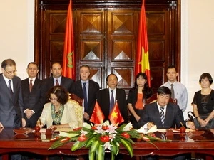 双方签署了越南—摩洛哥委员会第二次会议备忘录