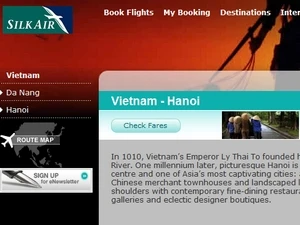 新加坡胜安航空公司开通飞往越南河内直达航线 
