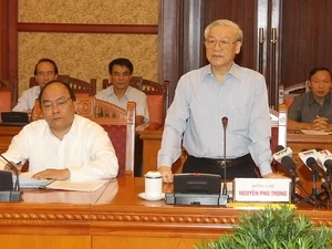 越共中央总书记阮富仲在会议开幕仪式上发表讲话