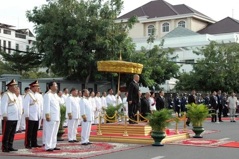 柬埔寨驻越南大使馆举行柬埔寨国庆60周年庆祝典礼