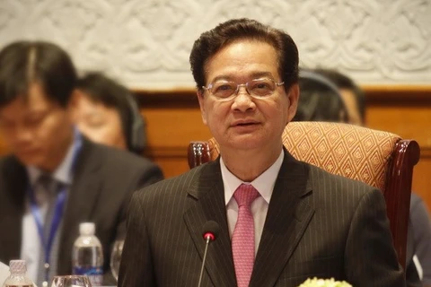 越南政府总理阮晋勇出席并发表讲话