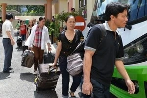 越南劳动者回国
