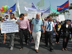 柬埔寨工人罢工活动