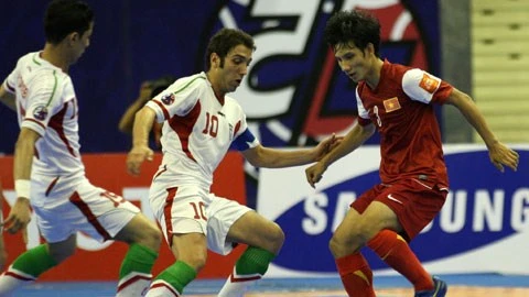 2014年亚洲五人制足球锦标赛正赛：伊朗队击败越南队晋级四强