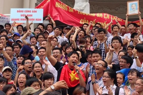  越南岘港市举行集会 反对中国侵权行为 