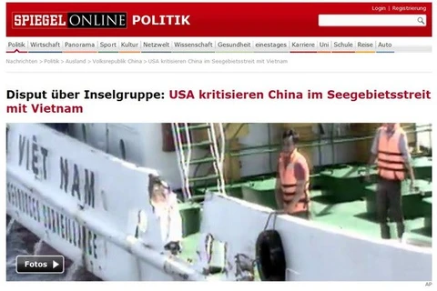 德国媒体: 中国使东海紧张局势日益升级