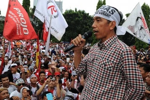 印尼第一大党民主斗争党总统候选人佐科