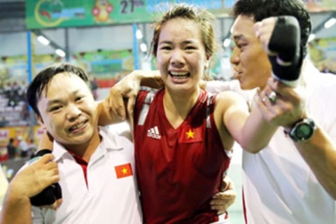 第17届亚运会：越南两位女拳击运动员同获铜牌