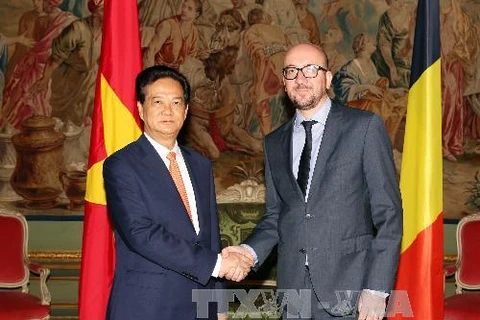 越南政府总理阮晋勇开始对比利时进行正式访问