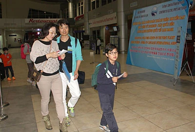越南庆和省芽庄市接待韩国游客量猛增