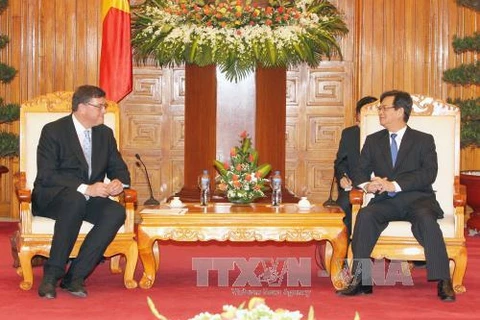 越南政府总理会见丹麦贸易与发展合作大臣