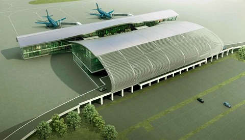 越南海防市吉碑国际机场航站楼工程正式动工兴建