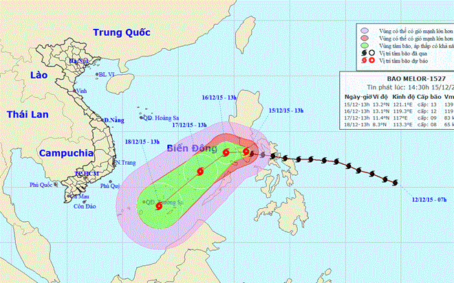 Localities, ministries urged to gear up for typhoon Melor 