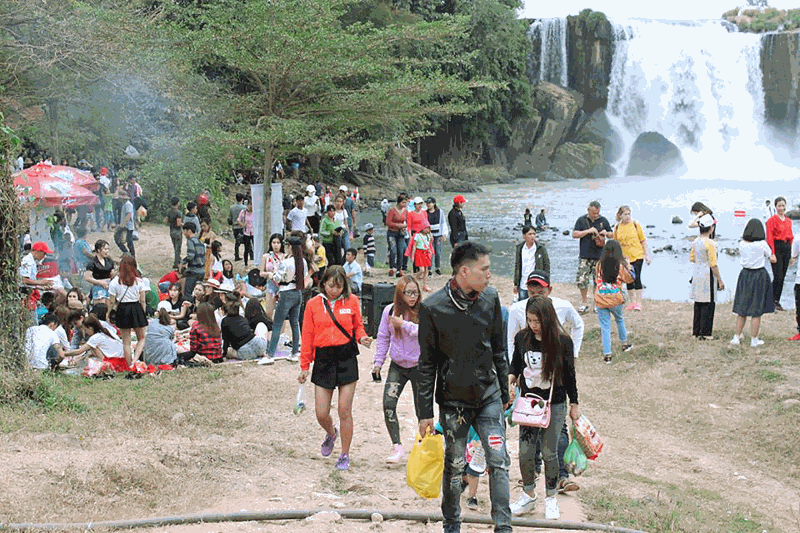 Bond de 20% des touristes à Dak Lak durant le Tet traditionnel