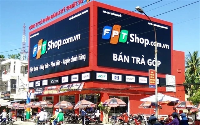 A store of FPT Shop in HCM City. (Photo: fpthcm.com.vn)