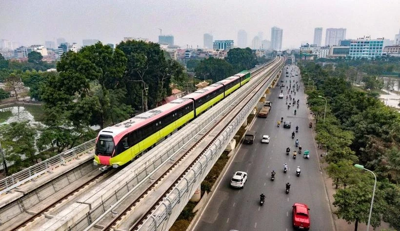 Hanoi needs more than 55.4 billion USD to build 15 urban railway lines. (Photo: VietnamPlus)