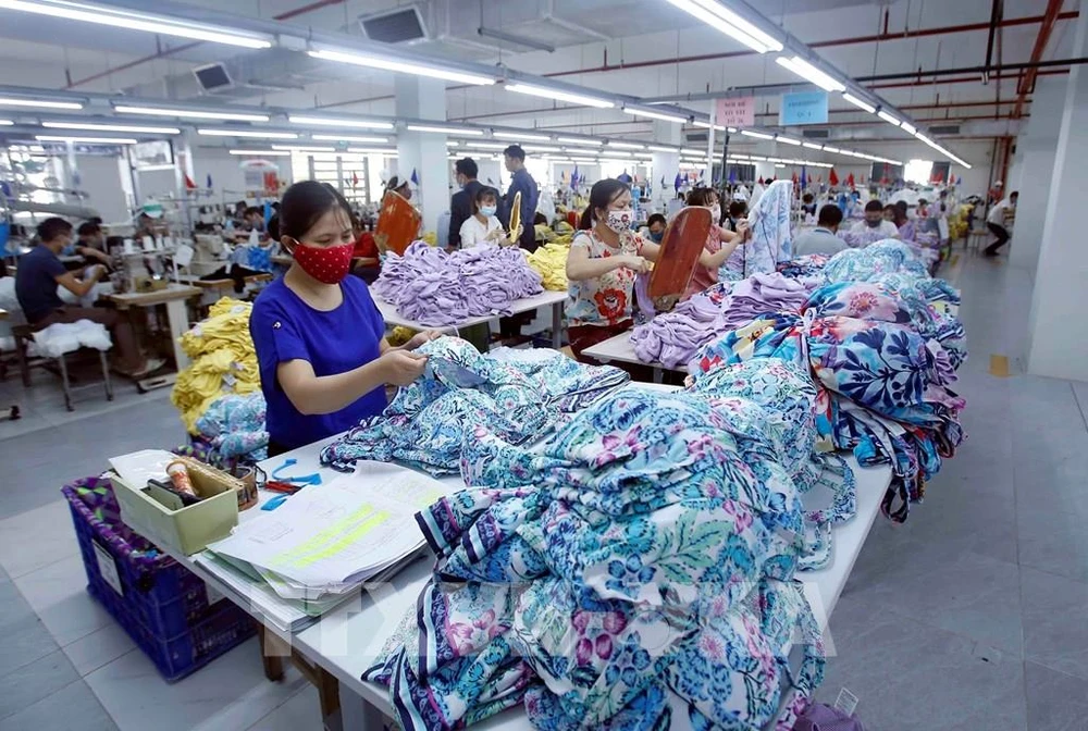 A factory of the Hung Long Garment Co. Ltd in My Hao town, Hung Yen province (Photo: VNA)