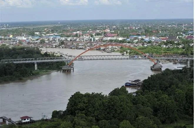 Part of Central Kalimantan province on Borneo Island, where the new capital of Indonesia is being built. (Photo: AFP/VNA)