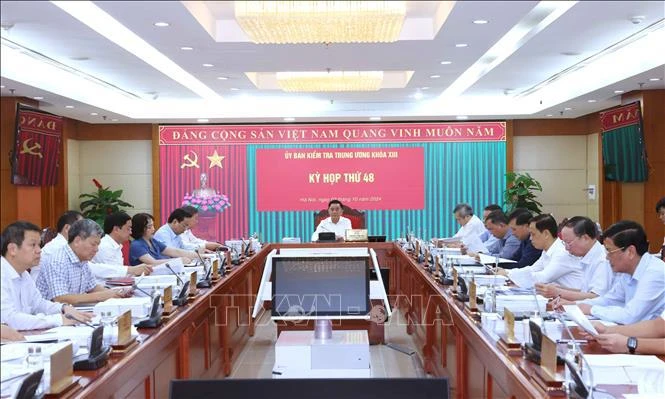 The 48th session of the Party Central Committee’s Inspection Commission (Photo: VNA)