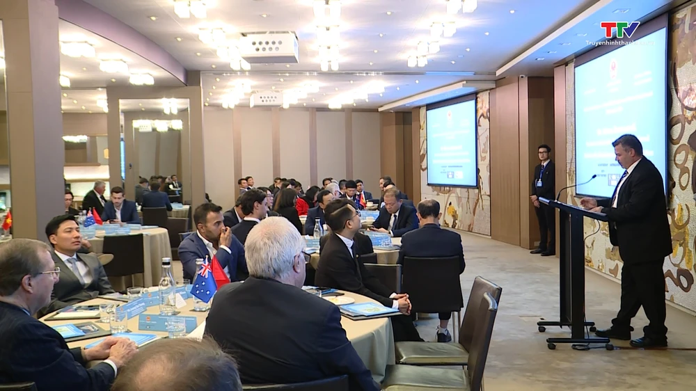 The conference held in Sydney to connect Thanh Hoa businesses with Australia (Photo: truyenhinhthanhhoa.vn)