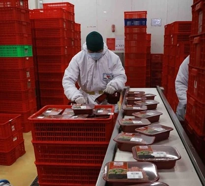 Pork packed at Masan MeatLife, a subsidiary of Masan Group. Several large foreign investment funds are looking to expand investments in Vietnam. (Photot: VNA)