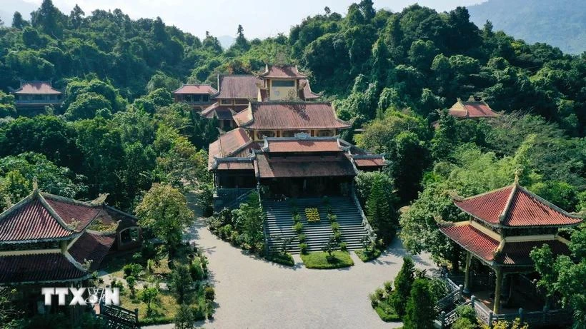 An overview of the Truc Lam Bach Ma zen monastery (Photo: VNA)