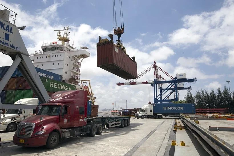 Les exportations de marchandises vietnamiennes enregistrent des taux de croissance élevés sur les marchés clés. Photo : Vietnamplus