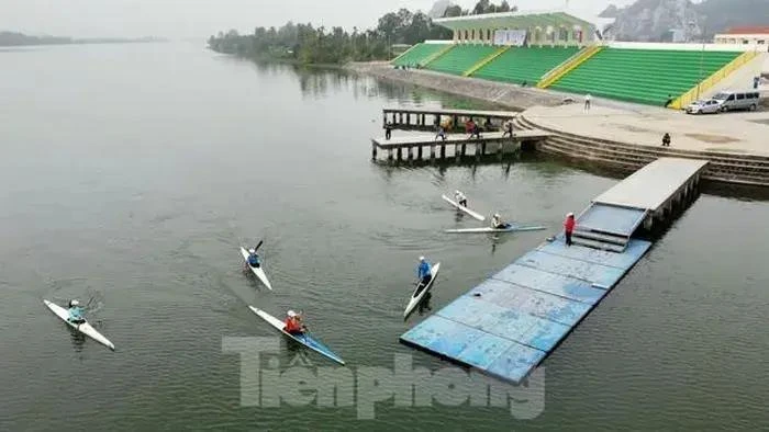 Centre national de formation d'aviron de la ville de Hai Phong, où se dérouleront les Championnats d'Asie du Sud-Est d'aviron et de canoë pour les moins de 19 ans 2024. Photo: tienphong