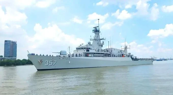 La corvette KRI Bung Tomo - 357 de la Marine indonésienne. Photo: sggp.org.vn.