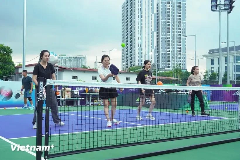 Le Vietnam est en tête du développement du pickleball en Asie. Photo: VNA