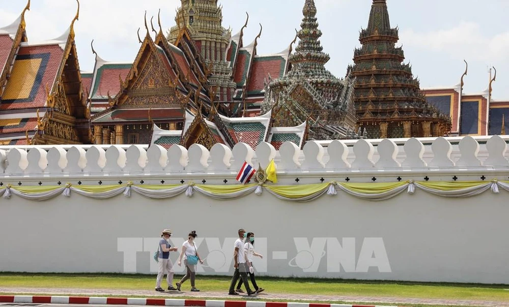Turistas en Bangkok, Tailandia. (Fuente:Xinhua/VNA)