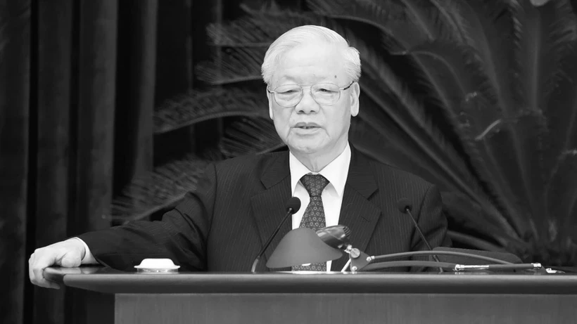 El secretario general del Partido Comunista de Vietnam (PCV), Nguyen Phu Trong. (Fuente:VNA)