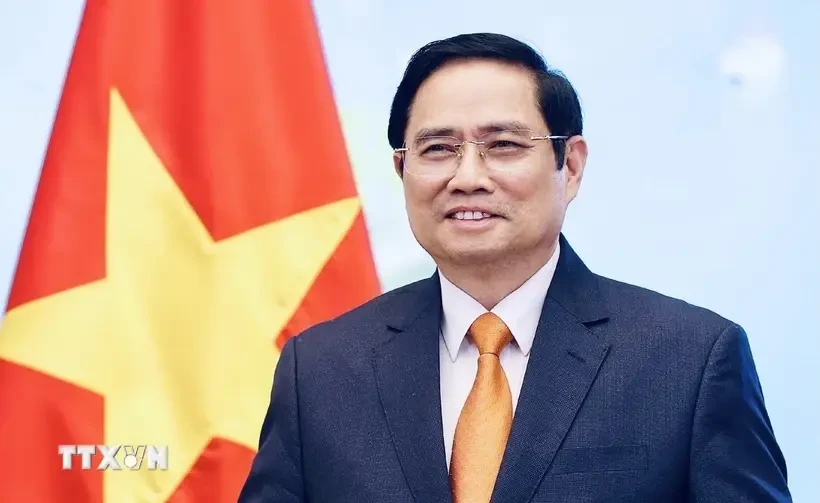 El primer ministro vietnamita, Pham Minh Chinh. (Fuente:VNA)