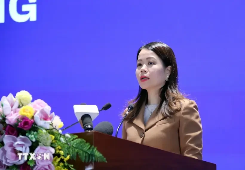 La viceministra de Relaciones Exteriores de Vietnam, Nguyen Minh Hang. (Fuente:VNA)