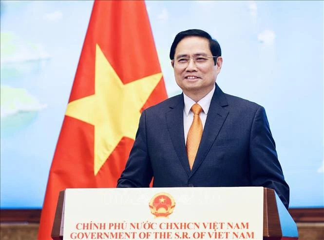 El primer ministro vietnamita, Pham Minh Chinh. (Fuente:VNA)