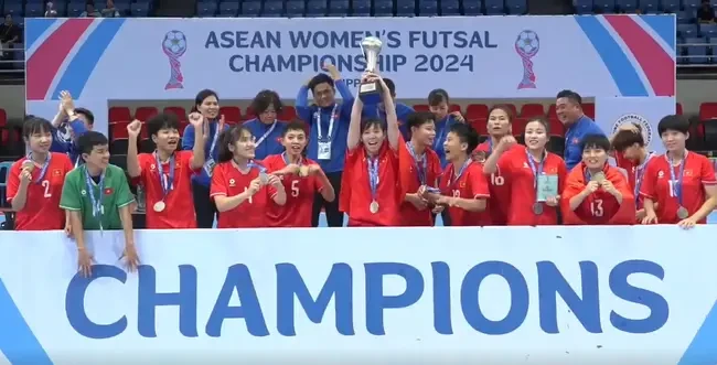 Vietnam gana Campeonato Femenino de Futsal de ASEAN 2024. (Fuente: Internet)