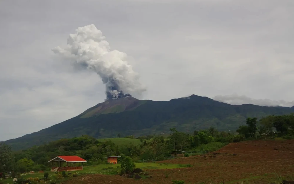 Volcán Kanlaon. (Foto de archivo: AFP)