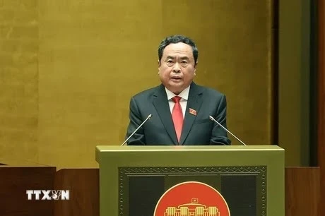 El nuevo presidente de la Asamblea Nacional de Vietnam, Tran Thanh Man (Fuente: VNA)