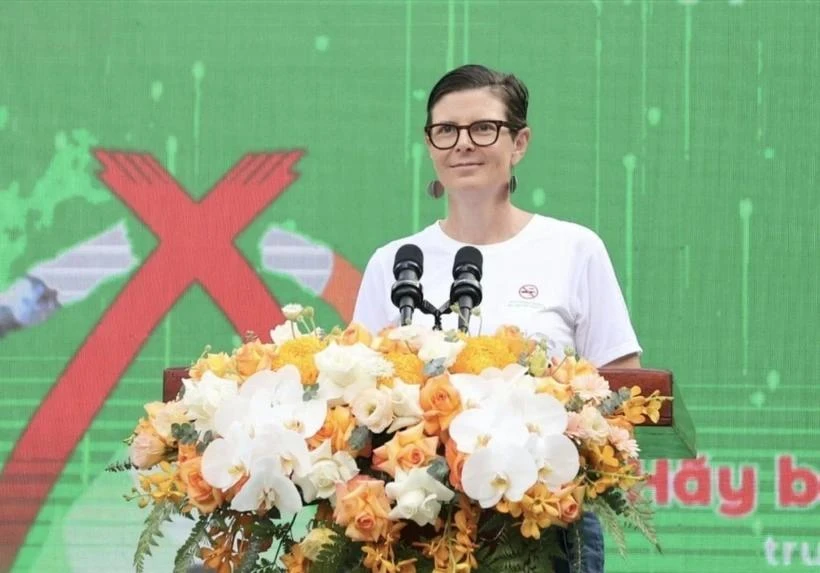 Angela Pratt, representante jefa de la Organización Mundial de la Salud en Vietnam. (Foto: Vietnam+)