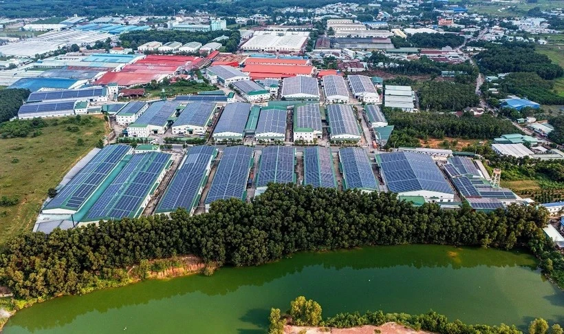 Una zona industrial en la ciudad de Tan Uyen, provincia de Binh Duong. (Fuente: VNA)