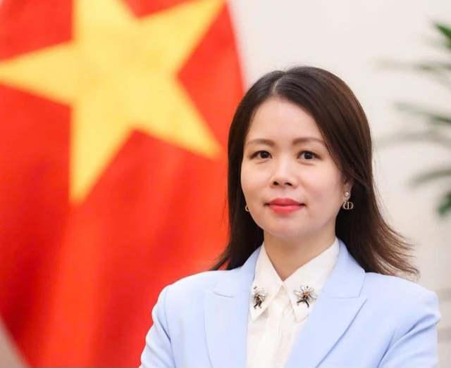 La viceministra de Relaciones Exteriores Nguyen Minh Hang (Fuente: VNA)