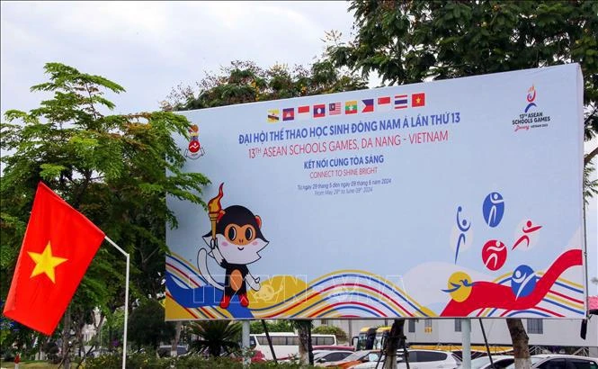 Les 13èmes Jeux scolaires de l'ASEAN se déroulent du 29 mai au 9 juin dans la ville centrale de Da Nang. Photo: VNA