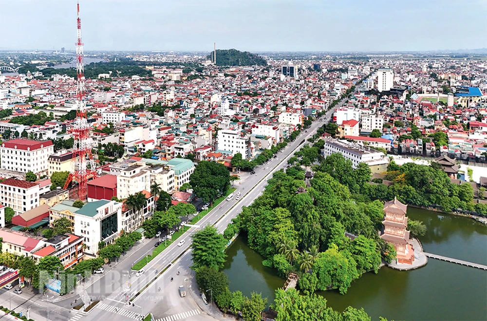 Un coin de la ville de Ninh Binh. Photo: baoninhbinh.org.vn