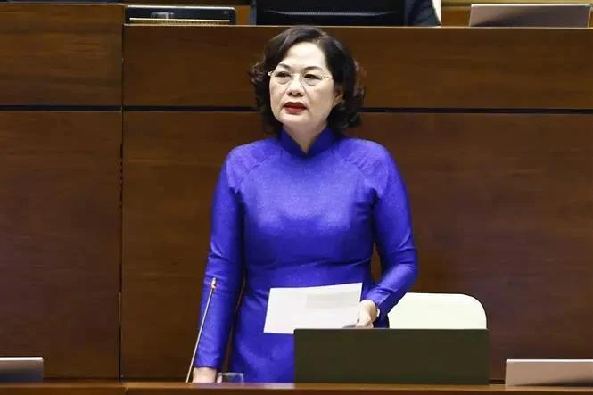 La gouverneure de la Banque d'État du Vietnam, Nguyen Thi Hong. Photo: VNA