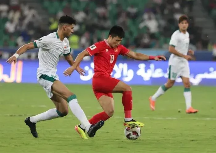 Le Vietnam quitte les éliminatoires de la Coupe du monde 2026 après sa défait contre l'Irak. Photo: Vietnamnet