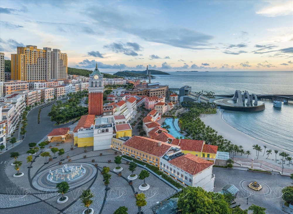 Sunset Town situé au sud de l'île de Phu Quoc. Photo : archives de Sun Group