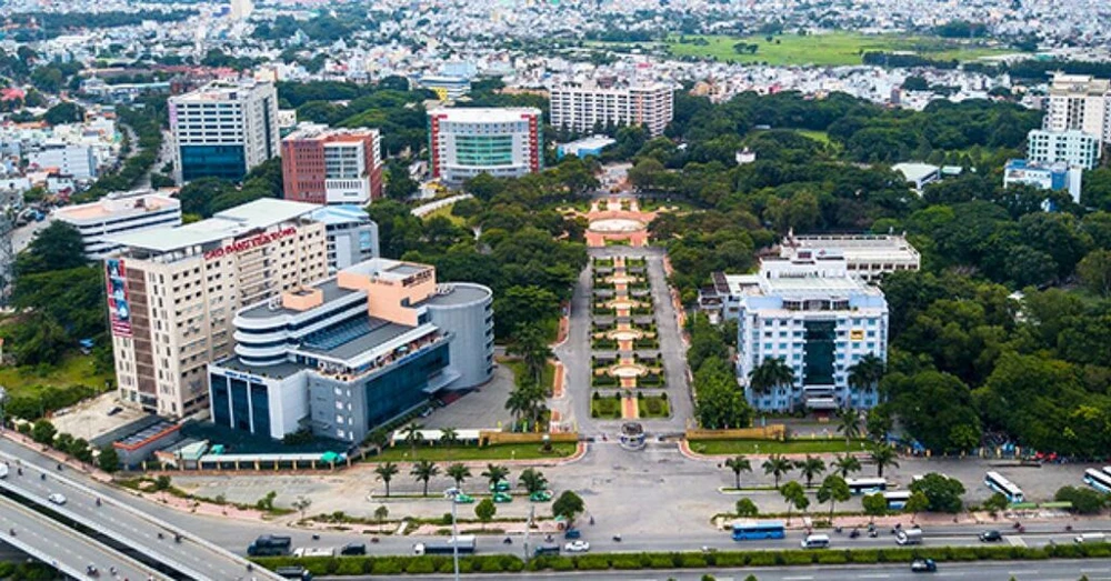 Le Centre de transformation numérique de Hô Chi Minh-Ville (HCMC-DXCENTER), situé dans le Parc des logiciels de Quang Trung, soutient et promeut des activités de transition digitale pour les citoyens et les entreprises de la ville. Photo : CTV/CVN