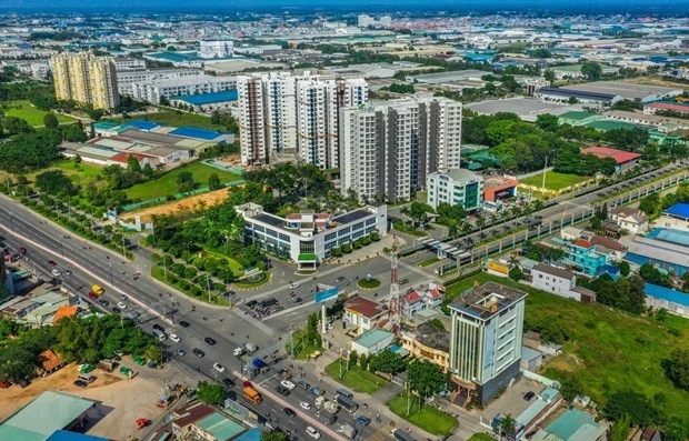 Un coin d'un parc industriel dans la ville de Thuan An, province de Binh Duong. Photo: VNA